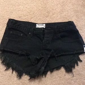 One Teaspoon Jean Shorts